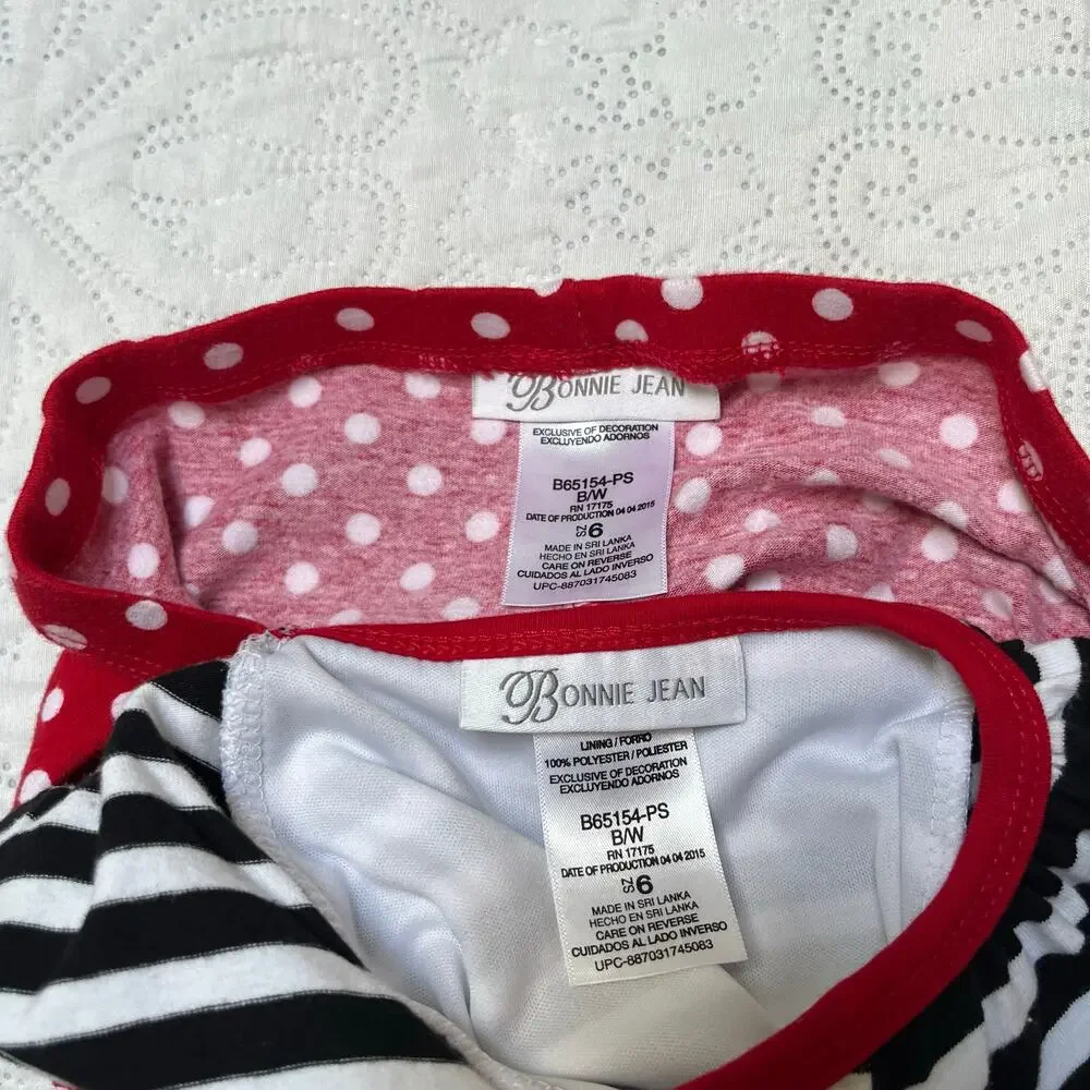 Bonnie Jean Apple School Outfit Size 6